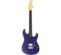 FGN Guitars J-Standard Odyssey DU - Guitar elettrico trasparente, viola piatto con custodia