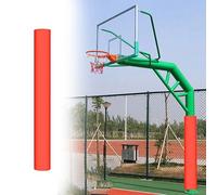 FGNIWAAE Imbottitura for palo del canestro da Basket interrato da 1 Pezzo - Cuscinetto Protettivo Ammortizzante - for Garage, Cantina, Attrezzature for Il Fitness(Red,140mm)