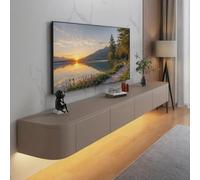 FGNIXLN Mobile TV Sospeso,120-240cm Tavolo per TV Moderno,Mobile Porta Televisore,Adatto per il Soggiorno e la Camera da Letto(120CM)