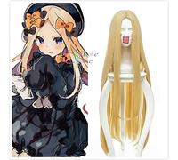 FGO Fate Grand Order Abigail Blonde 100cm Long Straight Bresl Kathleen Breslin Cosplay Halloween Carnival Party + Cappellino parrucca gratuito