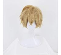 FGO Fate Grand Order Gawain Knights of the Round Table Cosplay Wig Short Linen Synthetic Hair Anime Costume Role Play Wigs KUMZ9379