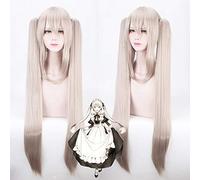 Fgo Fate Grand Order Marie Antoinette Parrucca Cosplay Lunga Coda di cavallo Capelli sintetici Adulto Giochi di ruolo Parrucche Pelucas Anime