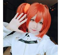 FGO Fate Grand Order Parrucca Cosplay Fujimaru Ritsuka Parrucca sintetica resistente al calore Parrucca costume anime + Cappellino parrucca