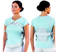 Fgp Busto ortopedico tutore Iperestensore 3 Punti f35-100tr con Banda Grigio