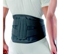 Fgp fascia lombare Corsetto Tutore elastico schiena double Skin H 27cm Grigio Gr