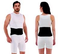 Fgp fascia lombare Corsetto tutore Elastico traforato Plurival H 20Cm Nero
