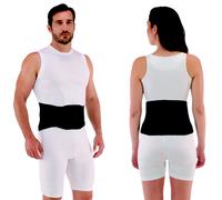 Fgp fascia lombare Corsetto tutore Elastico traforato Plurival H 20Cm Nero