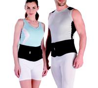 Fgp fascia lombare Corsetto tutore Steccato Semirigido Pro Action Nero