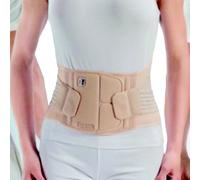 Fgp fascia lombare double Skin H 27cm Corsetto Tutore elastico schiena ecru