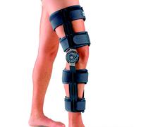 Fgp ginocchiera Tutore post operatorio GNO-970 Leggy Cool ginocchio corto Nero