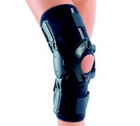 Fgp Tutore Ginocchio ginocchiera aperta corta phylo 90 Pt Control sinistra Nero