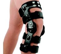 Fgp Tutore Ginocchio ginocchiera funzionale 4 punti protect 4 short destra Nero