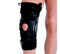 Fgp tutore ginocchio ginocchiera neoprene armata lunga filamed 851 Con Snodo Ner