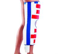 Fgp tutore ginocchio Ginocchiera Post operatoria pts Supporto Tibiale H 60cm Bia