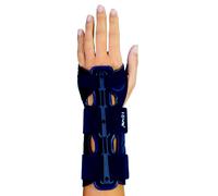 Fgp Tutore polso Polsiera Steccata Ambidestra Dual Lock H 21Cm Nero