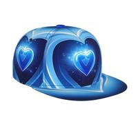 FGPkjh Baby Blue Heart Print Berretto da baseball unisex elegante cappello sportivo traspirante ventilazione all'aperto uso quotidiano