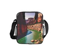 FGPkjh Borsa per il pranzo con stampa Grand Canyon, per uso quotidiano, ufficio, viaggi, lavoro, spiaggia, picnic, contenitore trasparente per alimenti
