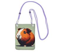 FGPkjh Guinea Pig Illustrazione Stampa Telefono Crossbody Bag Impermeabile Donne Uomini Viaggio In Esecuzione Accessorio Sling Portafoglio, Viola, Taglia unica