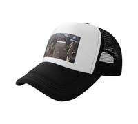FGPkjh New York Fashion City Print Summer Hat Baseball Cap Mesh Traspirante Unisex Trendy Outdoor Beach Pesca Sport, Nero , Taglia unica