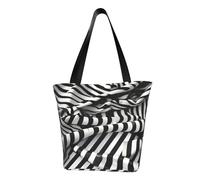 FGPkjh Stampa zebrata leggera borsa a tracolla per gite estive borse da viaggio escursionismo lavoro uso casual