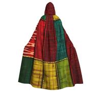 FGPkjh Stile africano Patchwork 1 Stampa Mantello con Cappuccio Unisex Costume Accappatoio Cosplay Carnevale Masquerade Festival Performance
