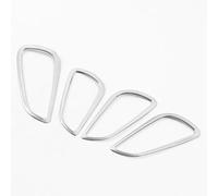 Fgpvqdbh Auto Maniglia Interna per Ford per Focus 4 per MK4 2014-2017 Protettiva per Maniglia Auto Cornice Decorativa per Maniglia Interna della Portiera Auto(Silver)