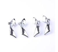 Fgpvqdbh Auto Maniglia Interna per JAC J3 per J3S per Torino 2009-2015 4 Pezzi/Set Maniglia Interna Portiera Anteriore Posteriore Sinistra Destra Clip Cromata