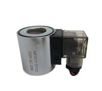FGRDMUKP Bobina elettrovalvola idraulica MFB12-37YC MFZ12-37YC 30 W AC220V AC110V DC24V DC12V DC48V DC60V Diametro del Foro 23mm Altezza 51mm(MFB12-37YC AC220V)