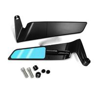 FGRggds Specchietto retrovisore per Moto Specchietto retrovisore Moto Streetfighter 360° Regolabile Universale per Trident 660 Tiger 660 Speed Triple 1200 RR RS(Black)