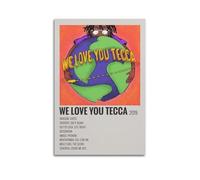 FGTGWFC Lil Tecca We Love You Tecca, poster su tela, decorazione artistica da parete per la camera da letto, decorazione per la casa degli adolescenti, 40 x 60 cm, senza cornice, stile 30