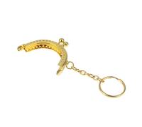 FGUJSUR 2Pc 5CM Portamonete in Metallo con Cornice for Borsa Portachiavi Hardware Chiusura Bacio alla Portafoglio Pochette Cucire Accessori(E)