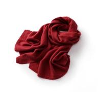 FGUJSUR Scarf In Autumn And Winter Men's And Women's Knitted Comfortable Soft Solid Color Warm(DARK RED_ONE SIZE)