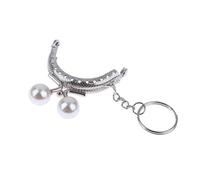 FGUJSUR Telaio Portamonete in Metallo da 2 Pezzi for Borsa con Portachiavi Hardware Chiusura a Bacio sulla Portafoglio Pochette Accessori Cucire(Type-09)