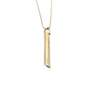 FGUUTYM Breathlace, collana per la respirazione consapevole, collana per ansia, tranquilla, anti-collana, con ciondolo Cleanpuff (oro, taglia unica)