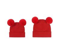 FGUUTYM Cappello da uomo con corna di diavolo, berretto lavorato a maglia, con corna da donna, hip hop, daemon, per l'inverno, caldo, per sci, attività all'aperto, con nome, Z2 rosso., M