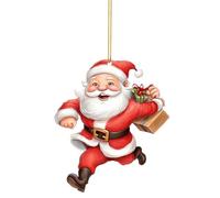 FGUUTYM Charming Santa Hanging Ornamento Festive Christmas Decoration for Home Tree or Adorable Holiday Decor Piece Amaca per interni (B, taglia unica)