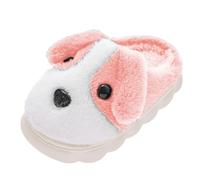 FGUUTYM Children Boys Girls Winter Slippers Anti Slip Indoor Shoes Big Kids Adult Cotton Slippers Pantofole Bambina 32, Colore: rosa., 24 EU