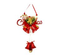 FGUUTYM GmeDhc Christmas Bells Christmas Festival Decoration Trumpet Bell Pendant Rope Red Accessories Window Hangings Ornament Christmas Tree Pendant Wind Champles Glass Libellula (C, taglia unica)