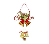 FGUUTYM GmeDhc Christmas Bells Christmas Festival Decoration Trumpet Bell Pendant Rope Red Accessories Window Hangings Ornament Christmas Tree Pendant Wind Champles Glass Libellula (A, taglia unica)