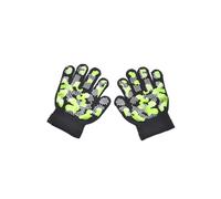 FGUUTYM Guanti invernali caldi per bambini, con grip Boys Girls Thermal Fleece Knit Stretchy Gloves Cold Weather Soft Anti Meens For Sport Ski Hiking Guanti da dita 3 (caffè, A)