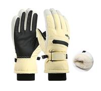 FGUUTYM Guanti invernali da sci per bambini per la cold Weather Outdoor Sports Snowboard For 6 12 Years Old Boys&Girls 98 (giallo, taglia unica)