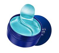 FGUUTYM Maschera per occhi 60 fogli Maschera al collagene e acido ialuronico contro occhiaie, gonfiore e rughe per ogni tipo di pelle, 82 ml per il cuoio capelluto (B, taglia unica)