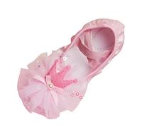 FGUUTYM Scarpe da ballo per bambini, scarpe da ballo calde, balletto, performance, per interni, yoga, scarpe da ballo ABC, Colore: rosa., 27.5 EU