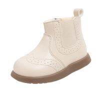FGUUTYM Scarpe da ragazza alla moda, tinta unita, non slip, traspiranti, da donna, 32, bianco, 24 EU