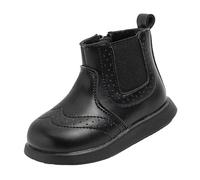 FGUUTYM Scarpe da ragazza alla moda, tinta unita, non slip, traspiranti, da donna, 32, Nero , 25.5 EU