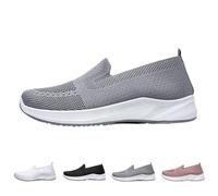 FGUUTYM Scarpe ortopediche da donna con cuscino ad aria, scarpe da ginnastica larghe H infermiere walking in memory foam traspirante maglia scarpe casual slip on sport allenamento scarpe da corsa su
