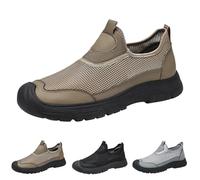 FGUUTYM Sneaker da uomo, slipon, scarpe sportive in memory foam, traspiranti, comode, da ginnastica, per attività all'aperto, antiscivolo, resistenti all'abrasione, scarpe da corsa su strada, scarpe