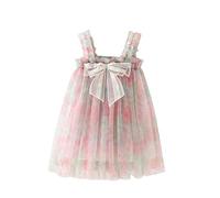 FGUUTYM Vestito estivo per bambini a 3 strati, in tulle, senza maniche, da principessa, per bambine, da principessa, tutù per bambini, vestito da principessa, tutù per bambini, abito da festa, Colore