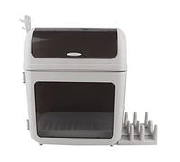 FGXHHS Scolapiatti da Cucina con Coperchio, Grande Contenitore in plastica per Utensili, portaposate Antipolvere, Contenitore scolapiatti per Piano di Lavoro, Soluzione efficiente