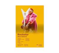 fgxmne Poster artistico con motivo Sfera Ebbasta, famoso rapper, hip hop, musica rap e rockstar, cover per fan della tracklist, poster su tela, decorazione per camera da letto, paesaggio, ufficio,